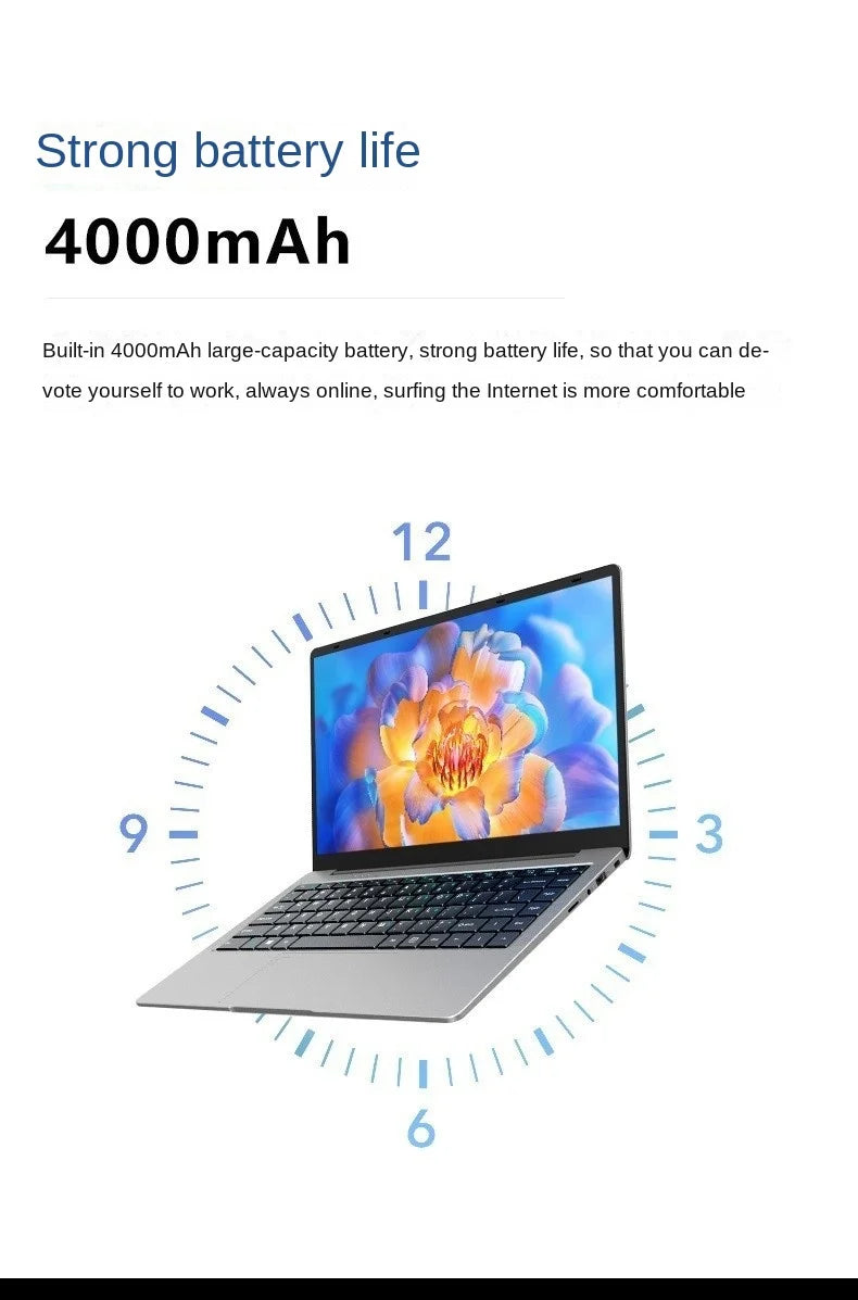 OEM 14-inch Win10 Education Laptops Brand New with 128/256/512/1TGB SSD N3350 CPU Business Computer  Board Laptop Gaming Laptop