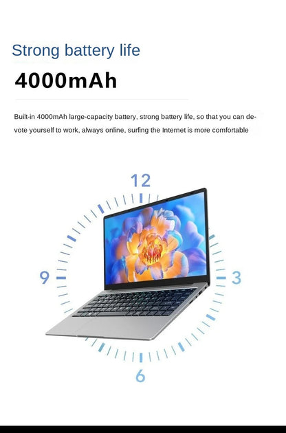 OEM 14-inch Win10 Education Laptops Brand New with 128/256/512/1TGB SSD N3350 CPU Business Computer  Board Laptop Gaming Laptop