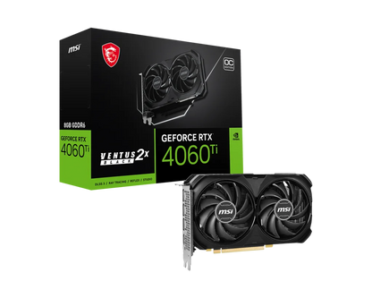 New MSI GeForce RTX 4060Ti Graphics Card VENTUS 2X BLACK 8G OC
