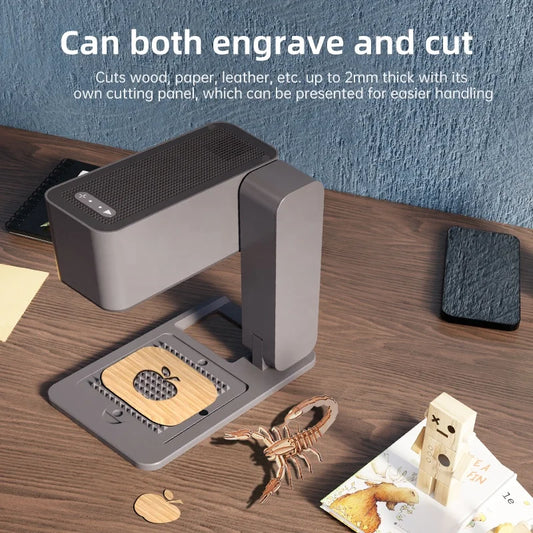 Wireless Laser Engraving Machine for Engraving Designs on Paper Cardboard and Vinyl Materials