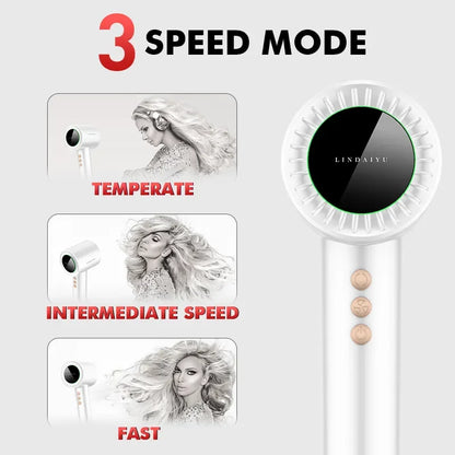 Wholesale High-Speed Professional Anion HD08 Ionic Metal Hair Dryer with Curling Iron for Home Salon Hotel Use