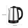 1.8L 304 Stainless Steel Electric Kettle 1000W Power Fast Boil for Home Kitchen Travel Hotel Office & RV Use Discounted
