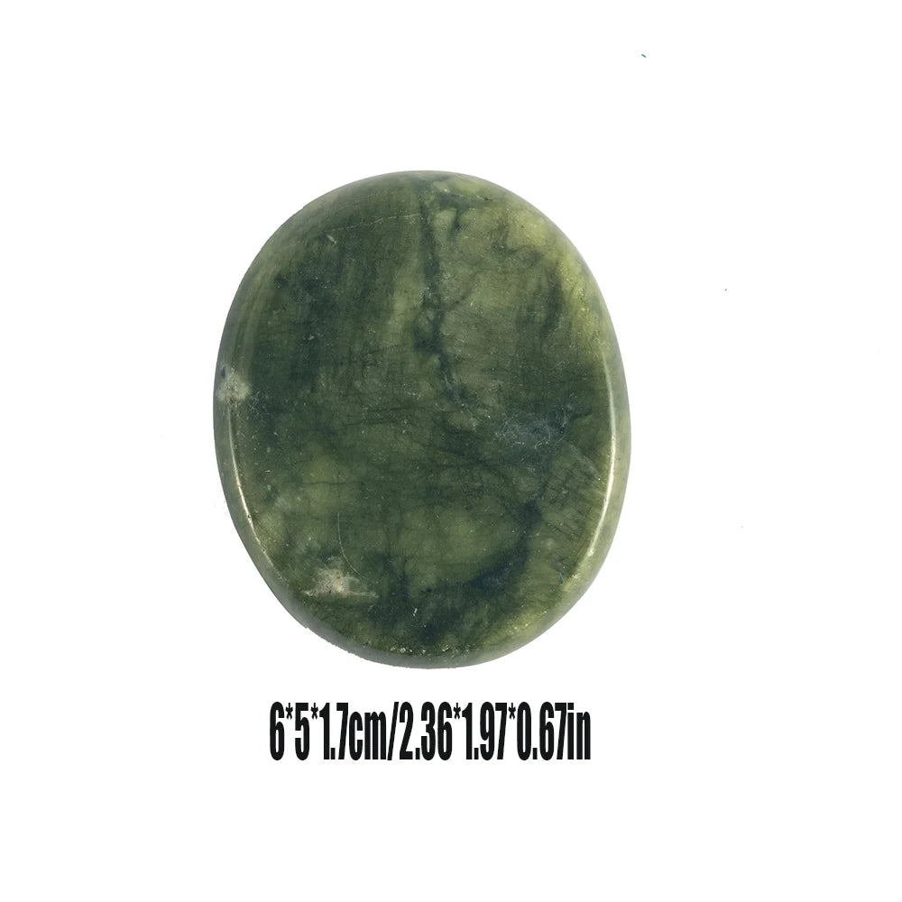 Natural Jade Hot Massage Stone 1PC Full Body Face Neck Relaxation Therapy Tool