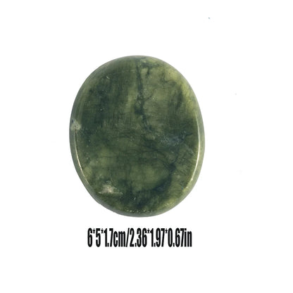 Natural Jade Hot Massage Stone 1PC Full Body Face Neck Relaxation Therapy Tool