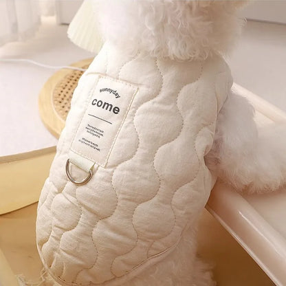 Cute Dog Coat Vest Jacket Plush Dog Clothes Chihuahua Apparel Thickened Warm Costume for Small Dogs Cats Vest Puppy Accessories