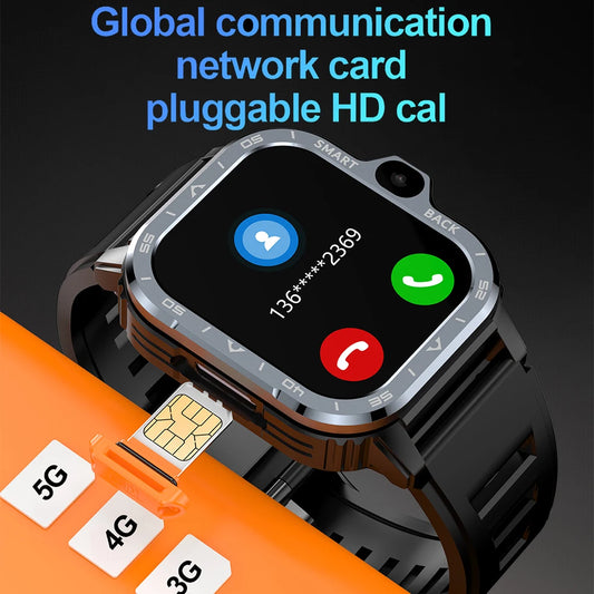 Valdus PGD Android Smartwatch Men GPS NFC Dual Camera 4G SIM WiFi 16/64GB