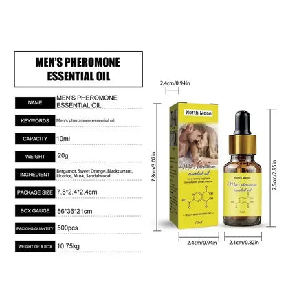 10 ml Intense Men’s Pheromone Fragrance – Compact Cologne for Confidence & Attraction
