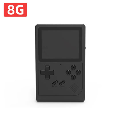 GB300 Portable Handheld Game Player 3.0 inch Screen TV Video Game Console AV Output Retro Game Console Built-in 8G 6000+ Games