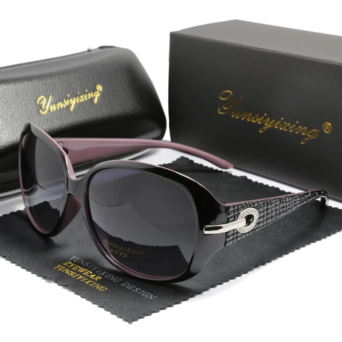 Polarized Women’s Sunglasses Big Frame Vintage Fashion UV400 Designer Eyewear