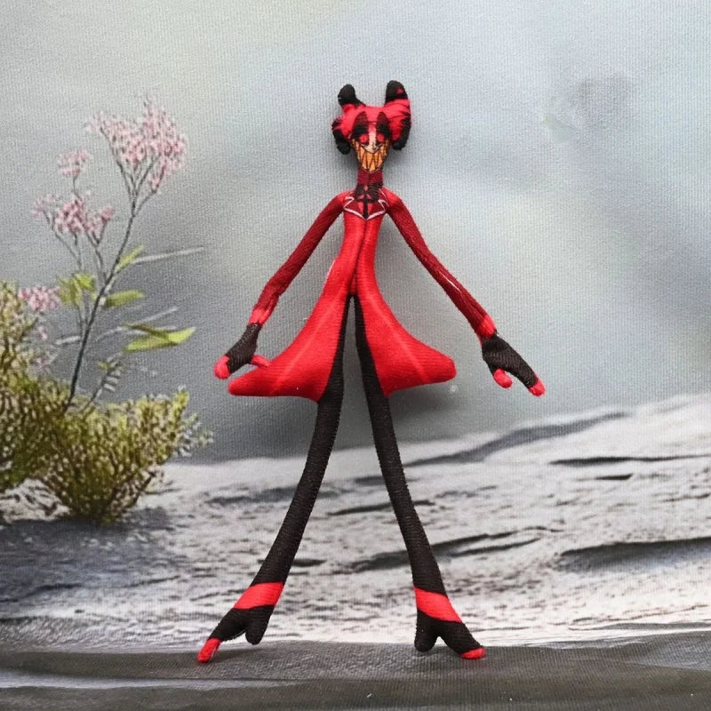Hazbined Hotels Plush Toy Alastor Soft Stuffed Animal Vee Nifty Doll Blind Box Collectible for Fans of Movies & TV