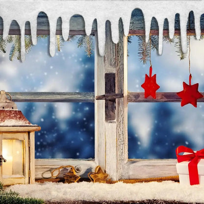 1pc 120x36cm Christmas Fake Snow Blanket Icicle Snow Fireplace Blanket Roll Snow Blanket Village Fluffy Icicle Snow Table Runner