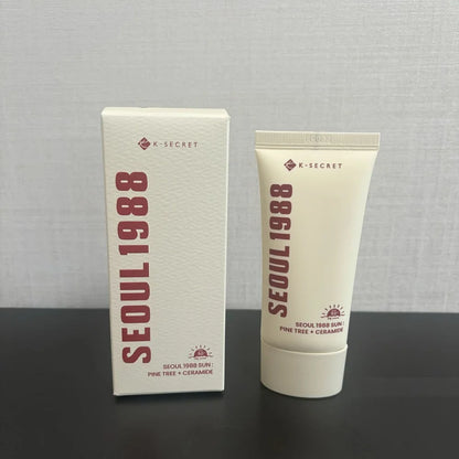Korean SEOUL 1988 Skin Care Set - Retinol Eye Cream, Ginseng Niacinamide Serum, Cleanser, Lightens Fine Lines Dark Circle