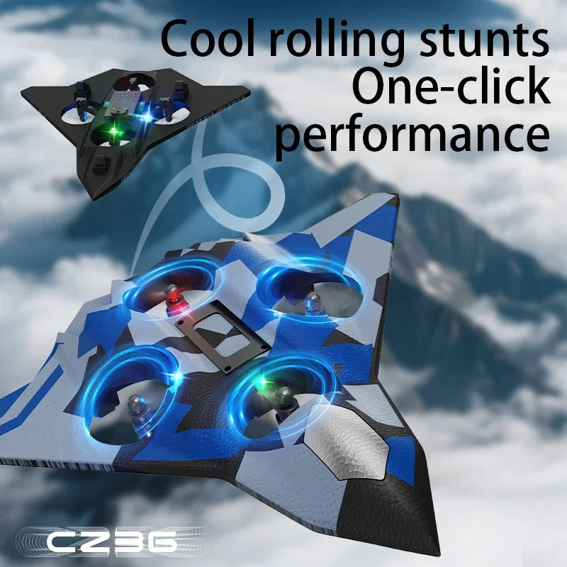 Cross-border Hit CZ36 Remote Control Foam Airplane, Drone Hovering Flight Fighter, Fixed Height Rolling Stunt Toy