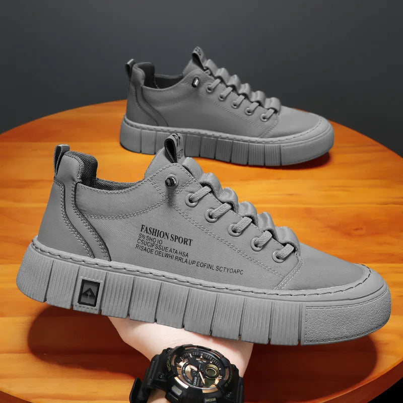 Green Men Casual Shoes Ice Silk Canvas Shoes for Men Walking Shoes Outdoor Sneakers Male Breathable Footwear Tenis Hombres