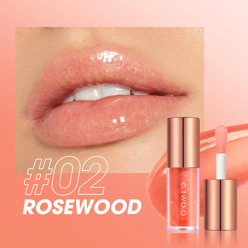 O-two-O Lip Oil Gloss – Plumping, Moisturizing, Non-Sticky Water Gloss & Tint Balm