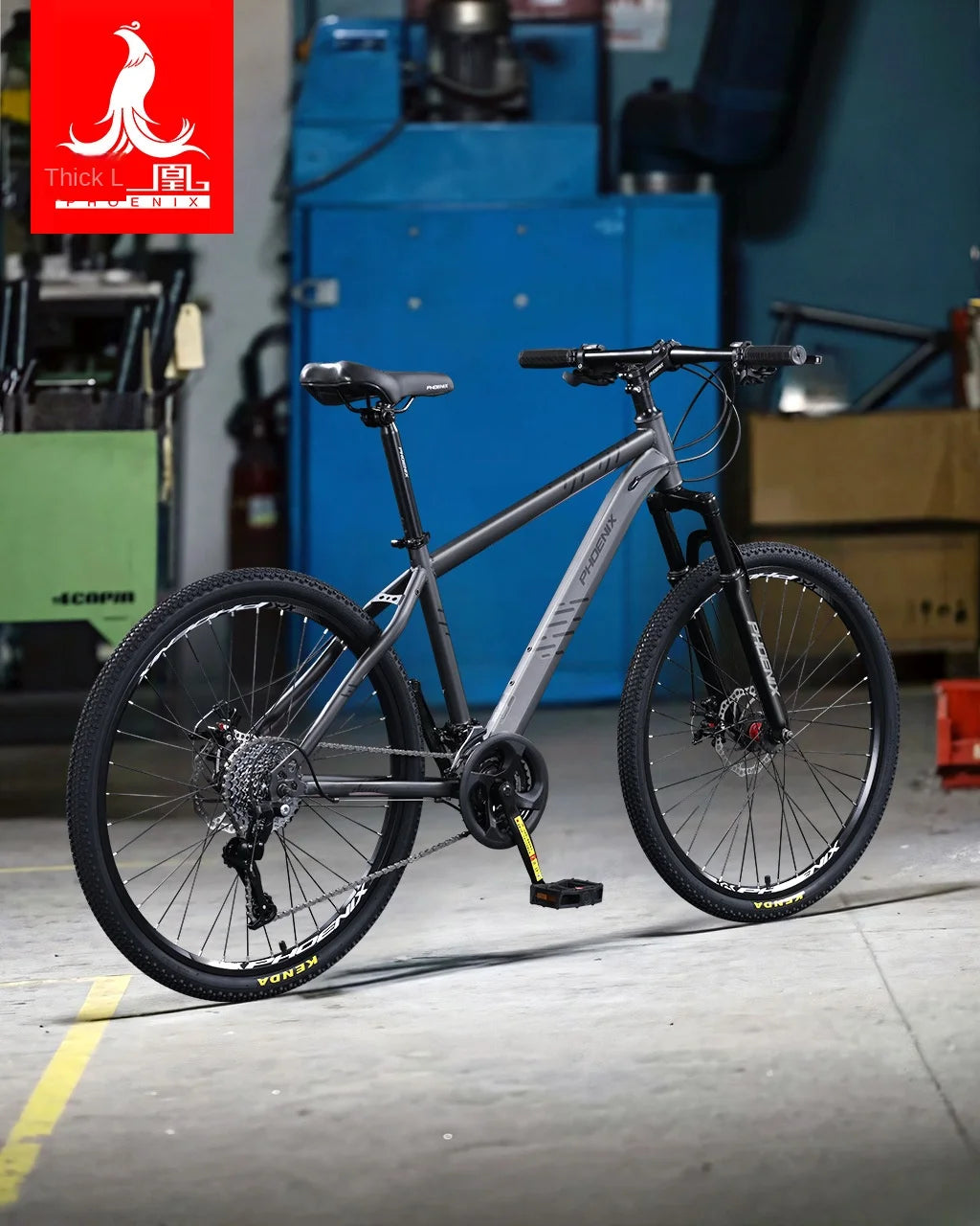 FJ High Carbon Steel Mountain Bike Men's And Women's Variable Speed Shock Absorber Racing Teenage Female Student Adult Bike 2025