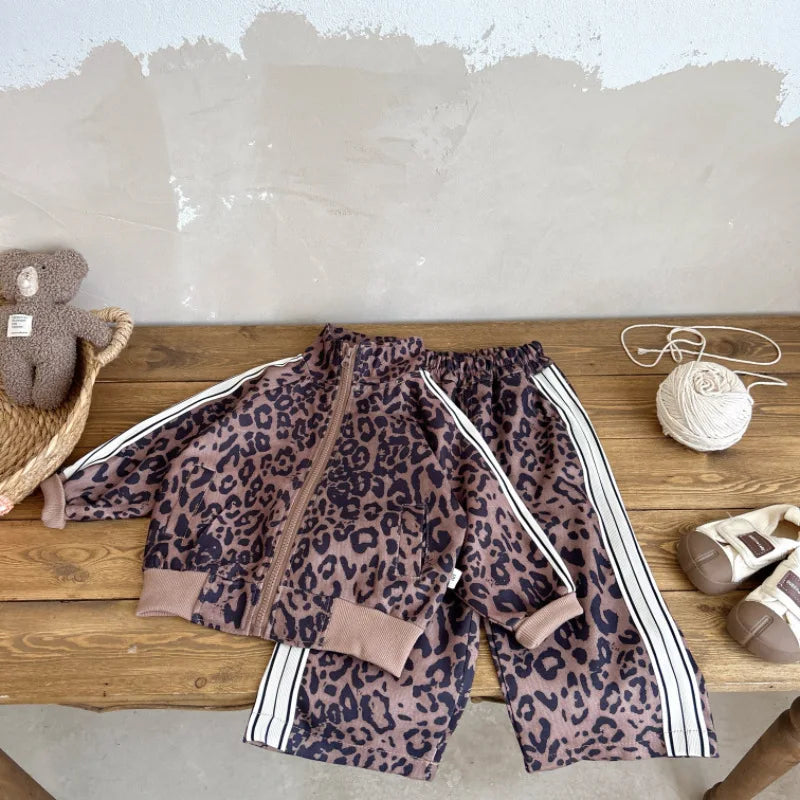 New Spring Autumn Baby Girls Clothes Set Children Jacket Pants 2Pcs/Sets Infant Clothing Toddler Sports Costume Kids Tracksuits