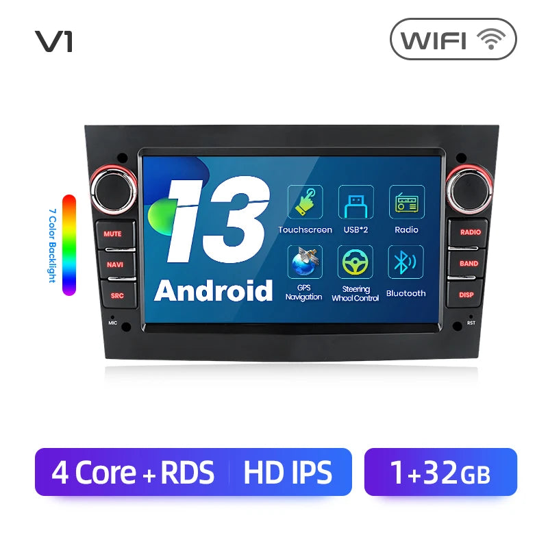 Junsun 4G Wireless CarPlay for Apple Android Auto Car Radio for Opel Astra Vectra Vauxhall Antara Zafira Corsa Vivaro Meriva RDS
