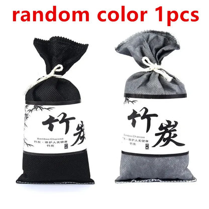 70g Bamboo Charcoal Air Purifying Bag – Natural Odor Absorber for Home, Car, and Closet