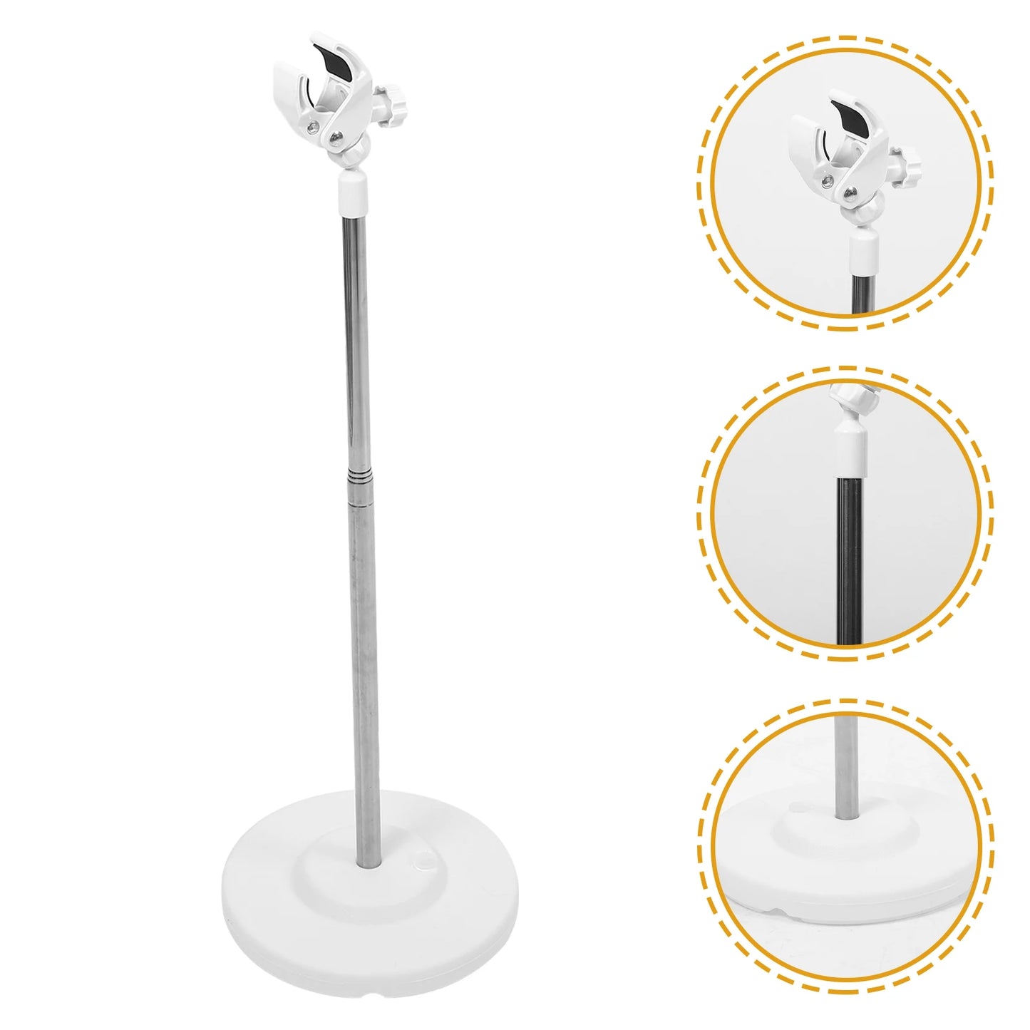 🐾 Adjustable Hands-Free Dog Hair Dryer Holder – 360° Flexible Arm Grooming Stand