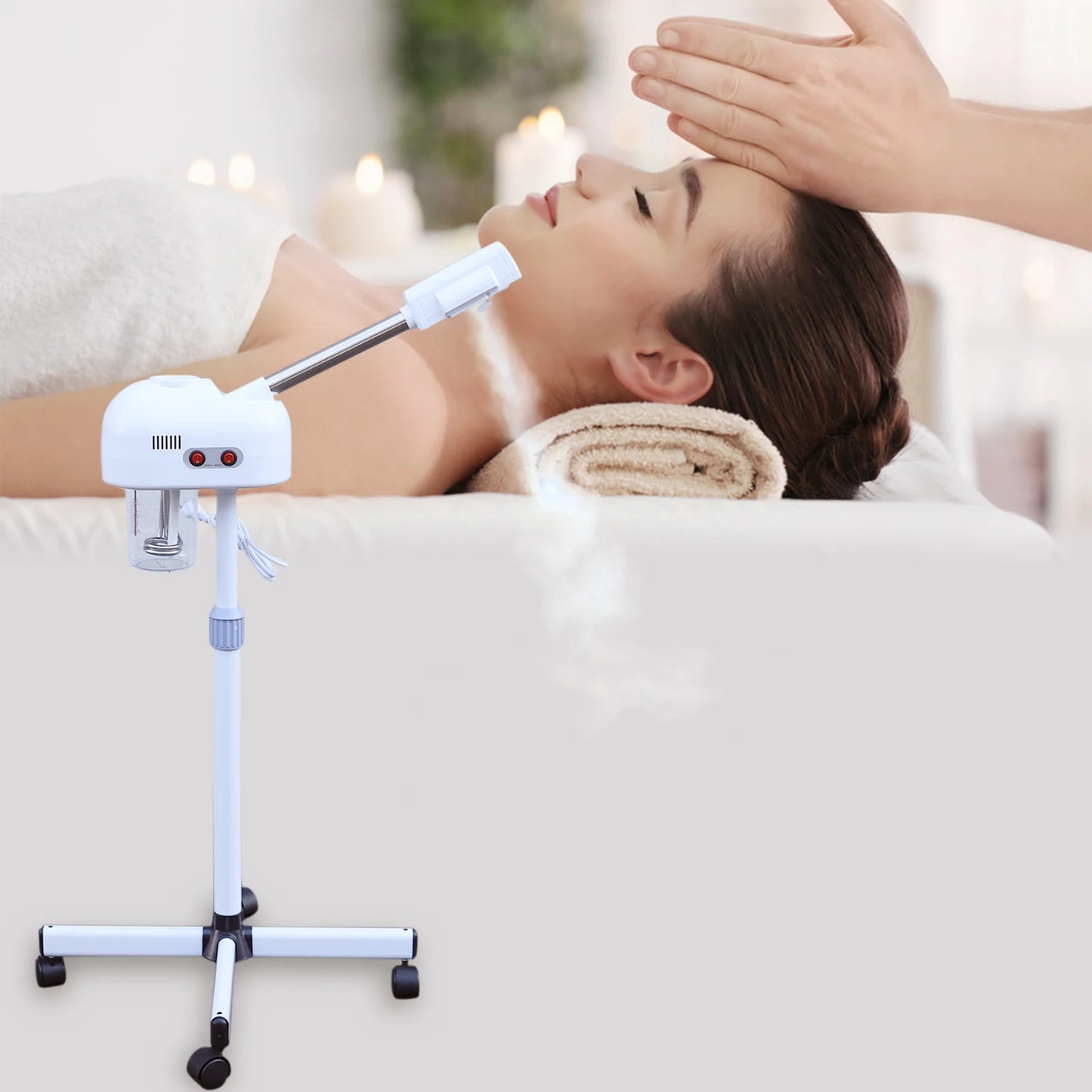 Ozone Facial Steamer for Deep Pore Cleaning & Skin Hydration Salon & Home Spa