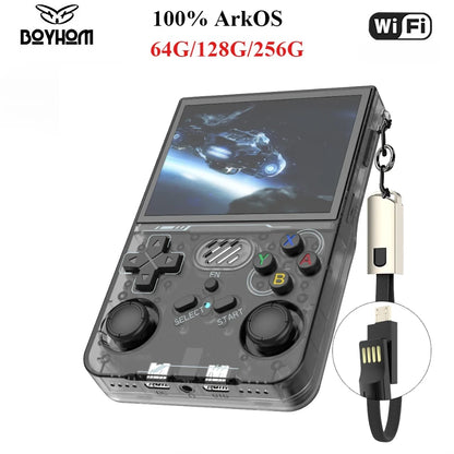 100% ArKOS R36XX Retro Handheld Game Console Linux System 3.5 Inch IPS Screen 64/128GB/256GB Game Player R36S updated version