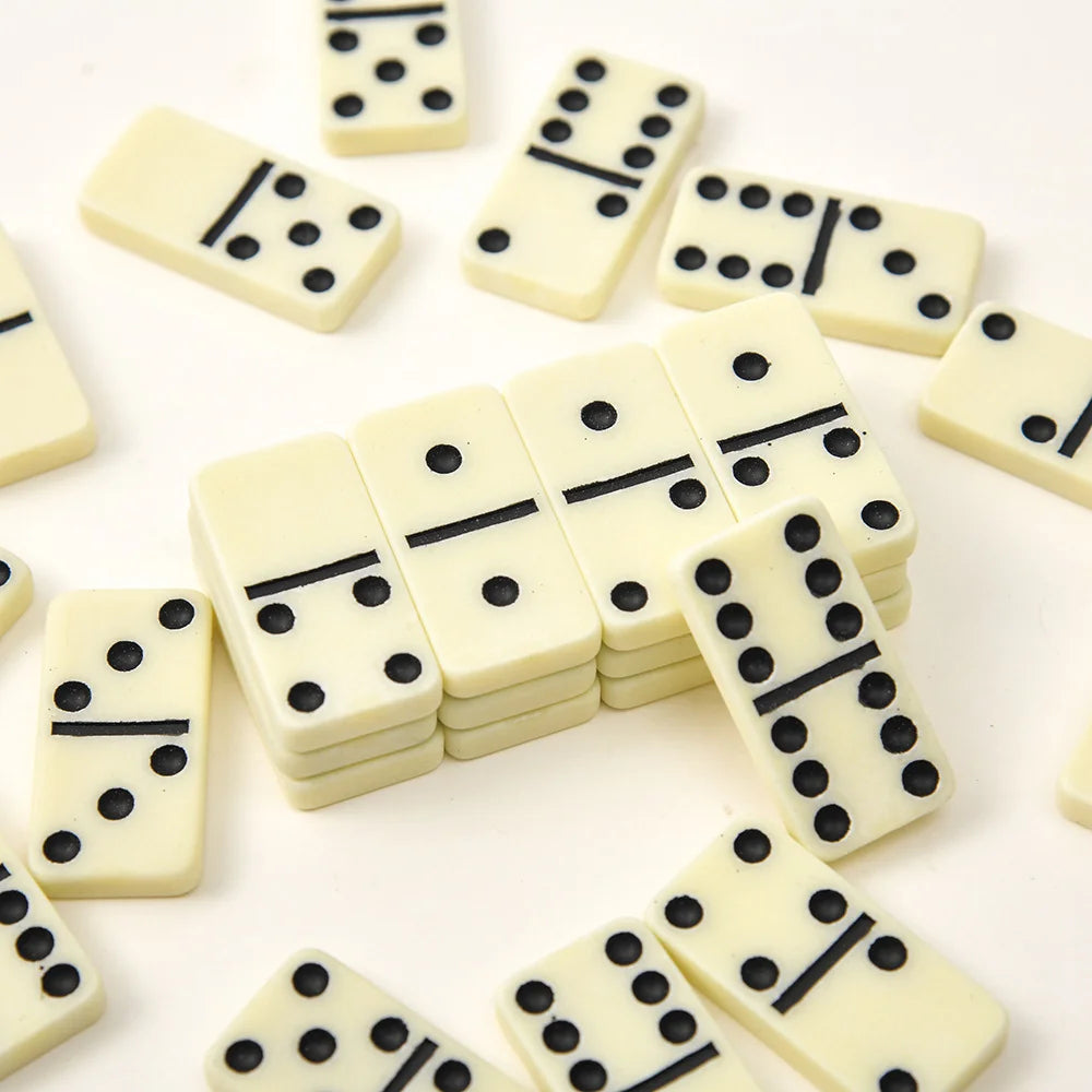 1 Pc Box Dominoes Nine Dominoes Pvc Packaging Push Cards Indoor And Outdoor Game Boards