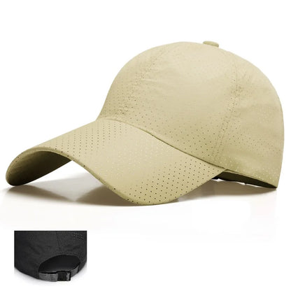 Running Hat Mesh Sports Cap Lightweight Quick Drying Runner Cap for Men Wom