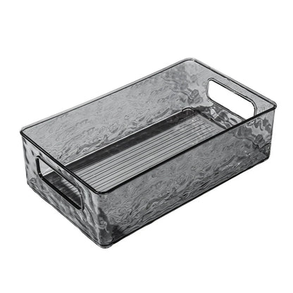 Crystal Clear Luxury Makeup Organizer – Premium Cosmetic & Skincare Storage Box