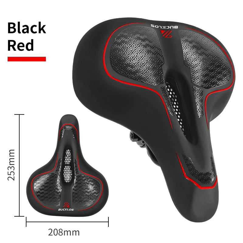 BUCKLOS MTB Shock-Absorption Saddle Soft Ergonomic Bicycle Saddle Waterproof Comfortable Mountain Bike Saddle Bicycle Parts