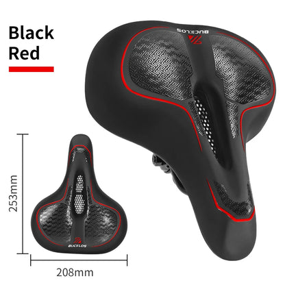 BUCKLOS MTB Shock-Absorption Saddle Soft Ergonomic Bicycle Saddle Waterproof Comfortable Mountain Bike Saddle Bicycle Parts
