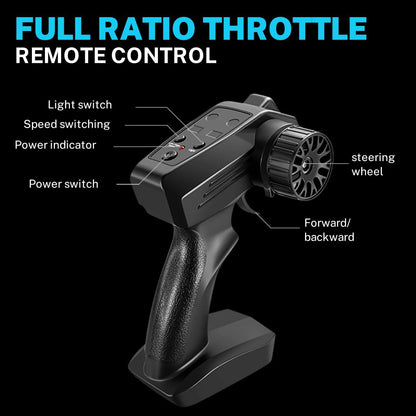 New RC Drift Car 4WD 1:24 Remote Control Car with LED Lights 2.4Ghz 20KM/H RC Car Extra Drifting Tires Racing Sport Vehicle Toys