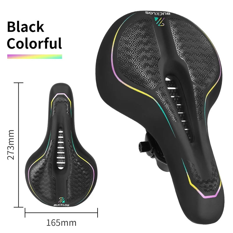 BUCKLOS MTB Shock-Absorption Saddle Soft Ergonomic Bicycle Saddle Waterproof Comfortable Mountain Bike Saddle Bicycle Parts