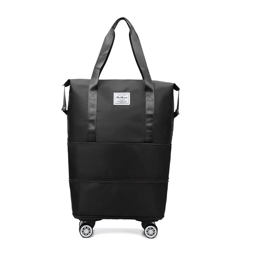 Travel Portable Large Capacity Detachable Universal Wheel Storage Bag Check-In Bag with Wheel Double Layer Carry-On Bag