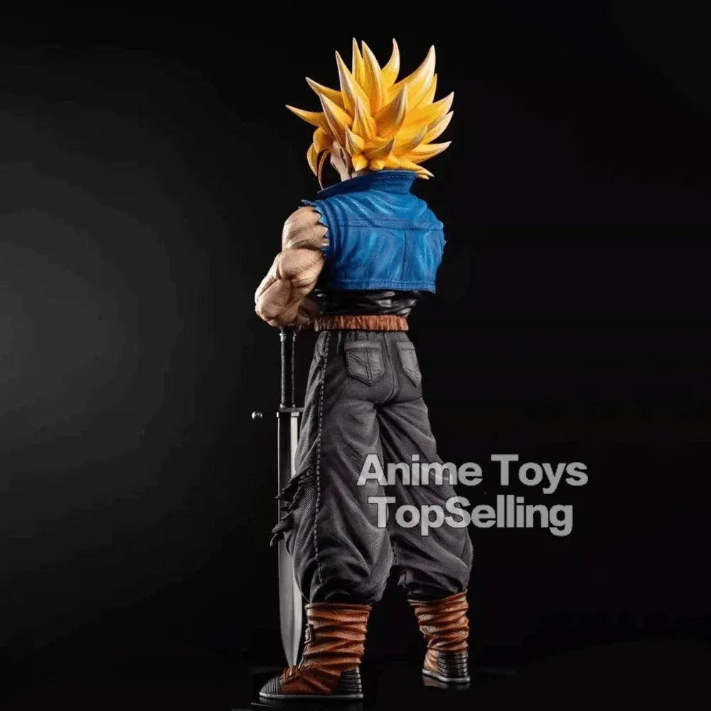 25cm/9.84in Anime Dragon Ball Z Figure Trunks Action Figures Pvc Statue Collection Model Toys for Children Gifts