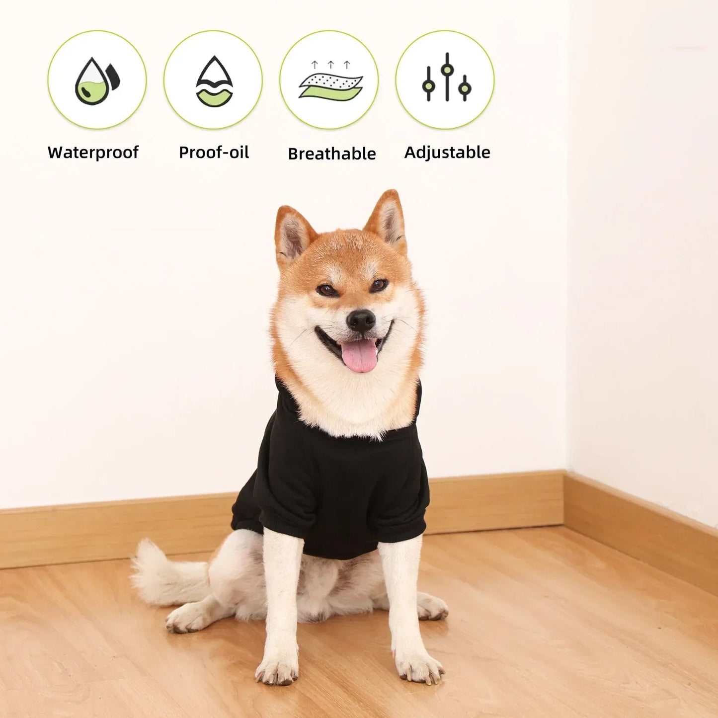 Sporty Dog Hoodie – Warm Sweatshirt for Small to Large Breeds