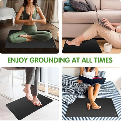 EarthSync Pro – 60×90cm Grounding Mat for Sleep & Recovery
