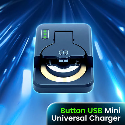 Carregador de bateria tipo botão recarregável tipo C – Solução compacta e de carregamento rápido para células CR2032/LIR2032