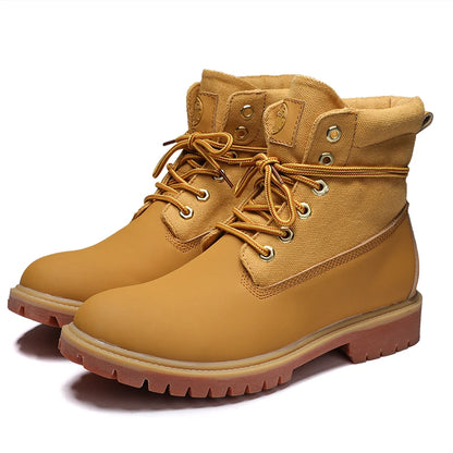 2025 Autumn Boots Men's British Style Workwear Shoes Casual Popular Men's And Women's High-Top All-Match Men's Shoes