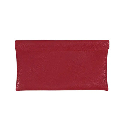 Self-Closing Long Wallet Artificial Leather Passport ID Cash Card Cable Holder