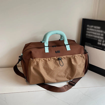 Large Capacity Travel Bag, Lightweight Short-Distance Boarding Bag, Dry and Wet Separation, Crossbody Fitness Bag, Luggage Bag