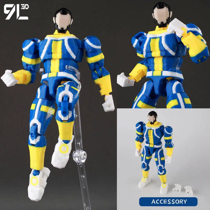 9L3D Lucky 13 Invincible Boy Conquer Omni Action Figure 3D Printed Anime Model Multi-Jointed Poseable Collectible Toy Gift Fan