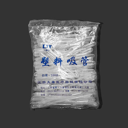 100Pcs Transfer Pipettes 1ml Plastic Transparent Pipettes Disposable Safe Eye Dropper Transfer Graduated Pipettes Lab Supplies