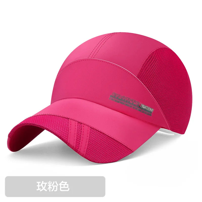 Running Hat Mesh Sports Cap Lightweight Quick Drying Runner Cap for Men Wom