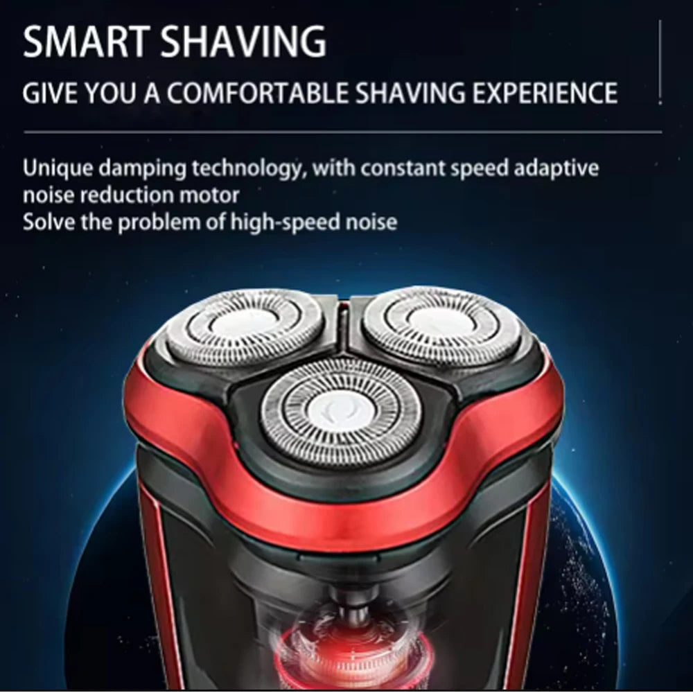 Electric Shaver for men's electric shaver Smart razor for Beard timmer IPX7 waterproof Wet And Dry shaving machine Men Shaver