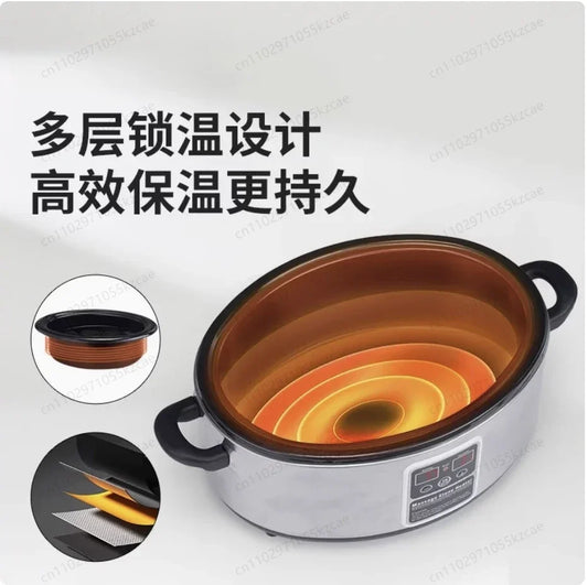 Digital Hot Stone Warmer Touch Screen Heater for Massage Therapy Stones Constant Temp