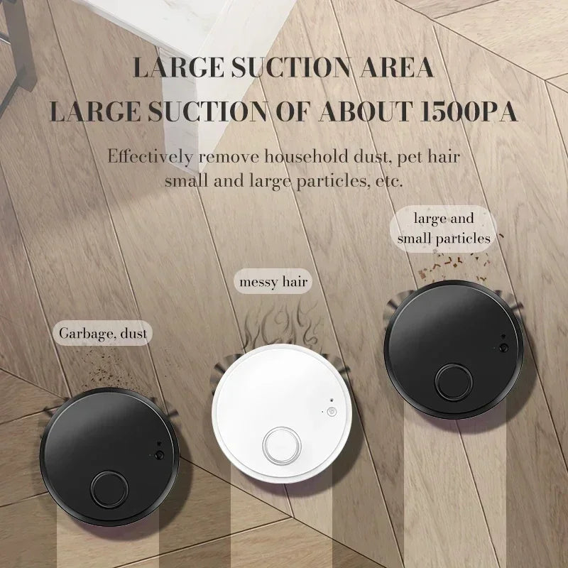 New 3-in-1Robot Vacuum Cleaner Wet And Dry Ultra-thin Cleaning Machine Automatic Smart Wireless Sweeping Mopping Home Applian