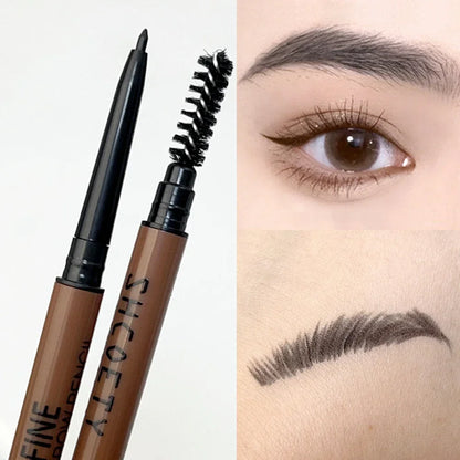 Ultra-Fine Head Dark Brown Eyebrow Pencil – Waterproof, Long-Lasting, Quick-Drying