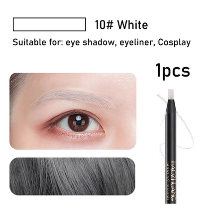 1pcs Long-Lasting Waterproof Eyebrow Pencil with Brush – Microblading Peel-Off Brow Pencil for Precise Shaping
