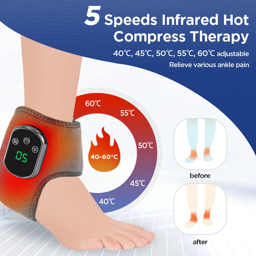 FlexiTherm Pro – 3-in-1 Foot, Ankle & Knee Air Compression Massager
